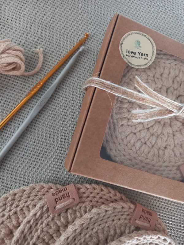 Cotton Coasters, Set of 4 - Image 4