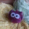 Handmade Crochet Owl Amigurumi Keychain! Cute gift, Bag Charm, keyring!