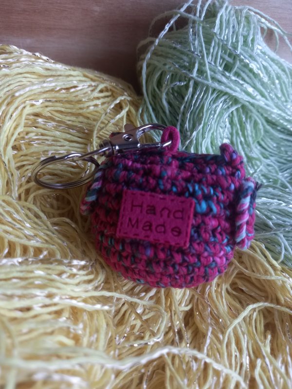 Handmade Crochet Owl Amigurumi Keychain! Cute gift, Bag Charm, keyring! - Image 2
