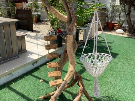 Cat Tree Tower made with Olive Wood