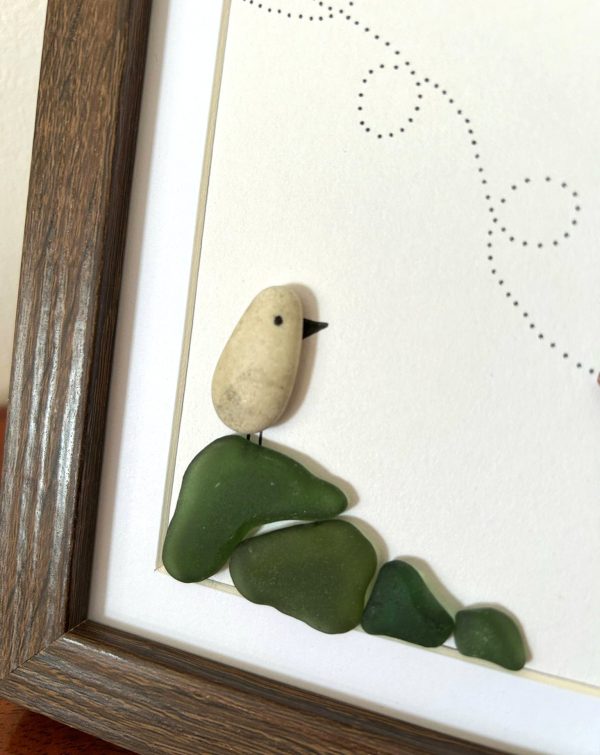 Seaglass Pebble Art