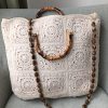 Willow Motif Cotton Tote Bag – Linen Lined & Magnetic Closure - Image 3