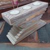 Unique stacked tealight candle holder
