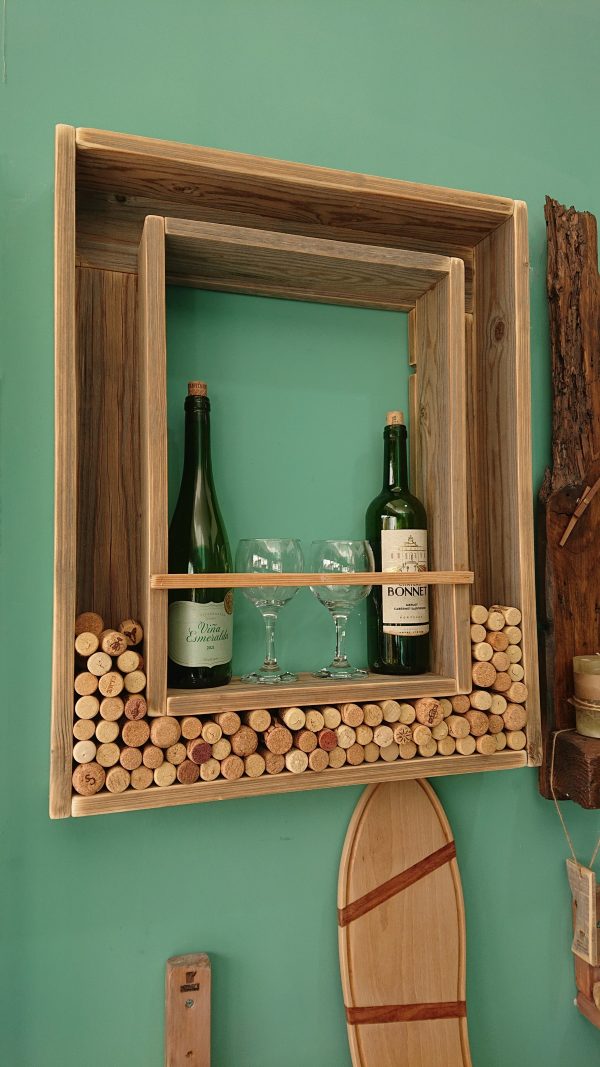 Stunning wine bottle and cork display frame wall art - Image 12