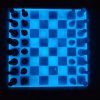 Chess set that glows in the dark