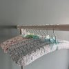 Handmade Kids Padded Hangers - Soft Fabric Baby Clothes Hangers with Bows - Nursery Closet Organizer - Baby Shower Gift Idea - Image 6