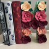 Vibrant Felt-Decorated Letter Bookends
