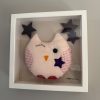 Cute Felt Owl Wall Art