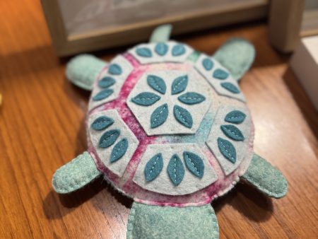 Adorable Felt Sea Turtle Plushie