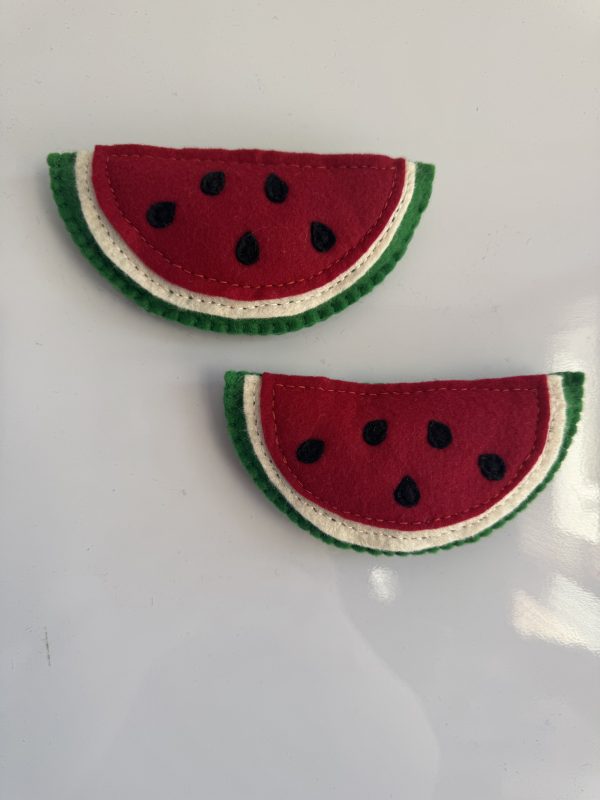 Playful Felt Watermelon Magnet
