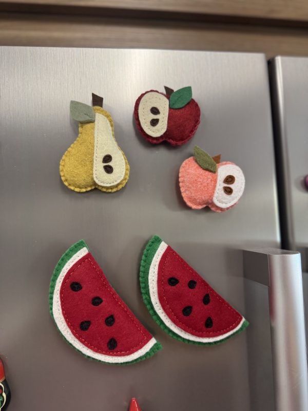 Playful Felt Watermelon Magnet