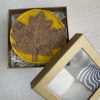Charming Felt 'Leaf' Coasters - Set of 4