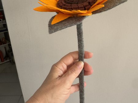 Vibrant Handmade Felt Sunflower -2 types