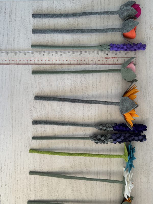 Handmade Felt Lavender Stem - 3 colours available - Image 10