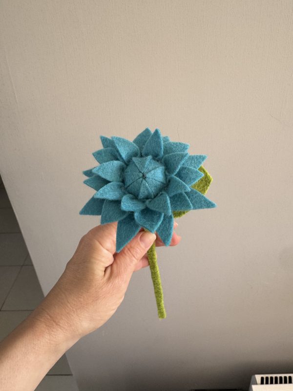 Elegant Handmade Felt Dahlia - 3 colours available