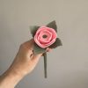 Handmade Felt Rose - 3 colours available