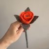 Handmade Felt Rose - 3 colours available