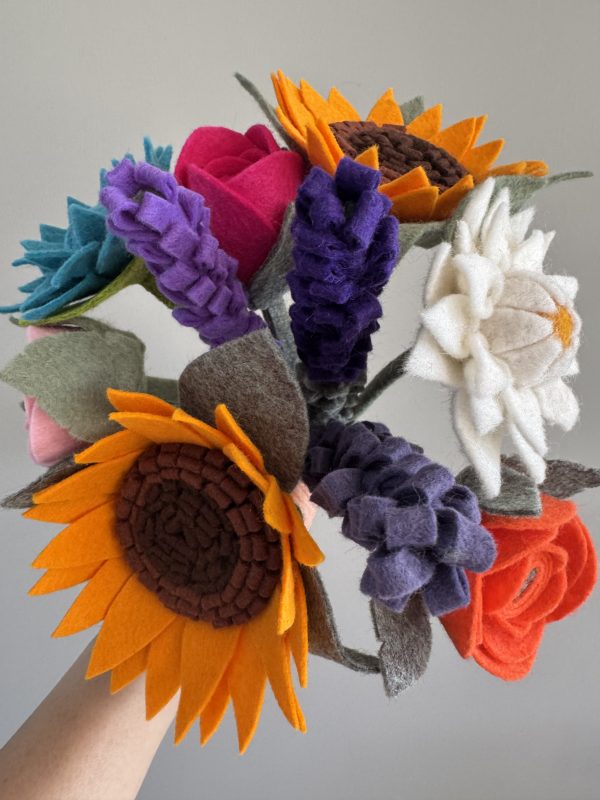 Handmade Felt Lavender Stem - 3 colours available - Image 9