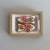 Colourful Felt Fish Framed Wall Decor -20x15cm
