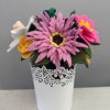 Romantic Felt Flower Pot