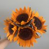 Vibrant Handmade Felt Sunflower -2 types