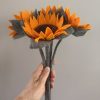 Vibrant Handmade Felt Sunflower -2 types