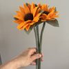 Vibrant Handmade Felt Sunflower -2 types