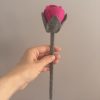 Handmade Felt Rose Bud - 3 colours available