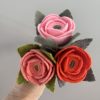 Handmade Felt Rose - 3 colours available