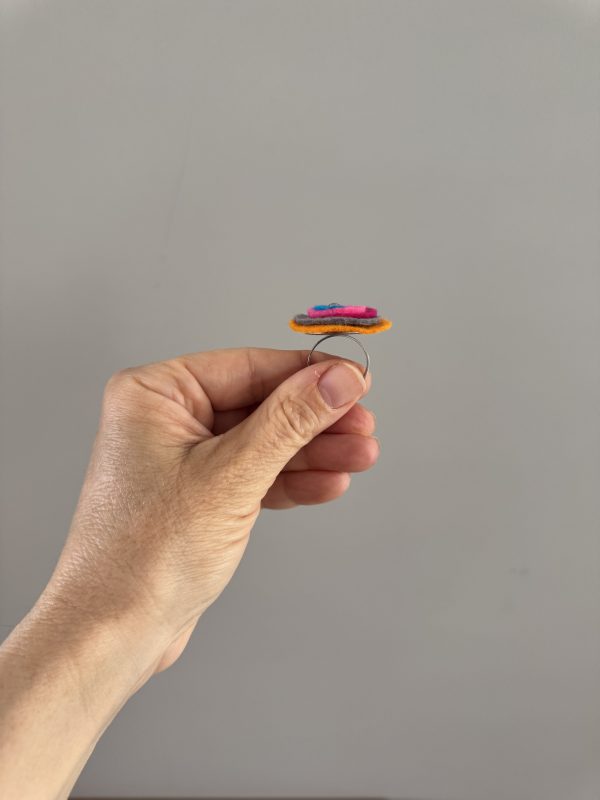 Adjustable Felt Ring