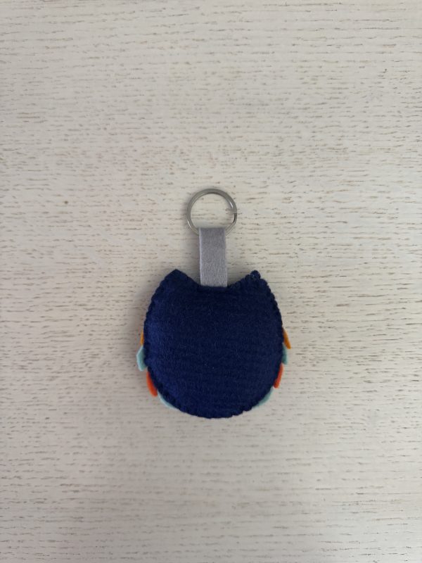 Cute Felt owl key ring
