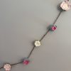 Pink Felt flower Garland