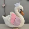 Graceful Felt Swan Ornament