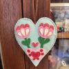 Romantic Felt Heart Ornament