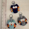 Cute Felt owl key ring
