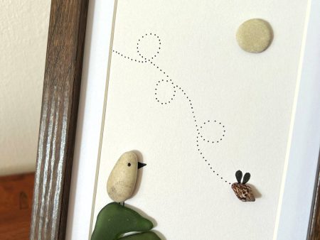 Seaglass Pebble Art