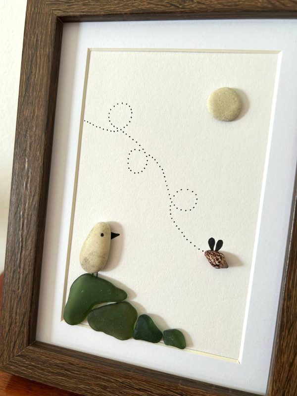 Seaglass Pebble Art