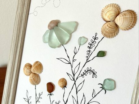Seaglass, Seashell, Pebble Art