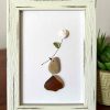 Seaglass Bird Artwork | Coastal Gift | Ocean-Inspired Home Decor