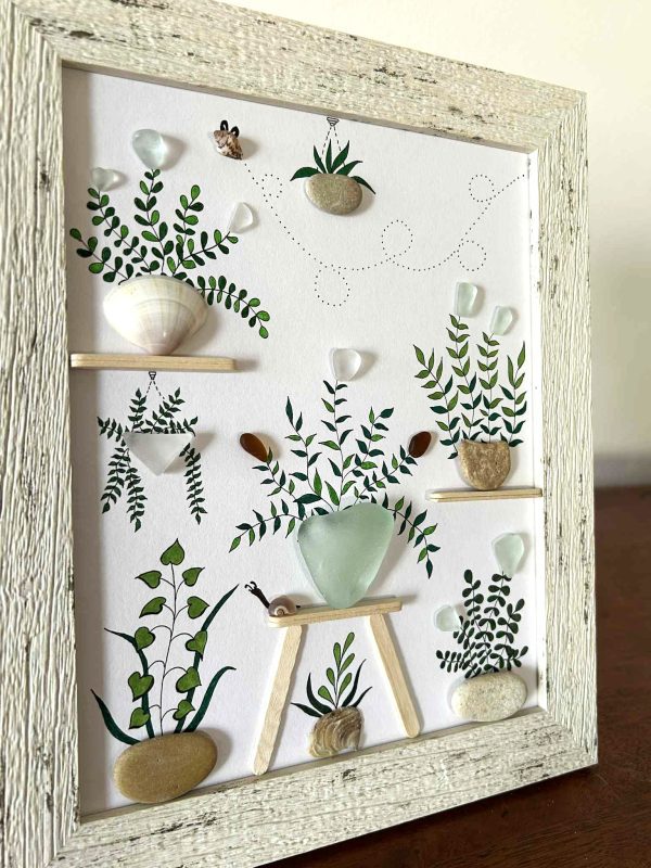 Framed Seaglass Artwork