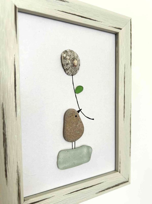 Seaglass, Pebble, Seashell Minimalist Art