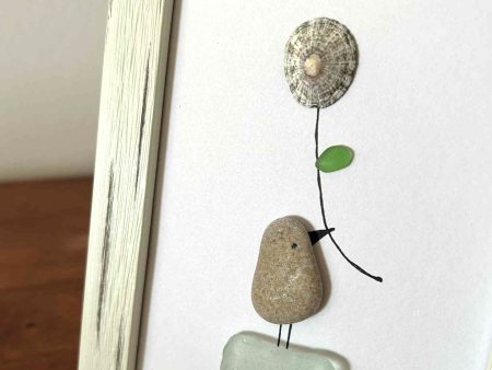 Seaglass, Pebble, Seashell Minimalist Art