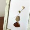 Seaglass Bird Artwork | Coastal Gift | Ocean-Inspired Home Decor