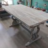 Repurposed wood, rustic dining table - Image 7