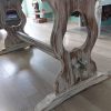 Repurposed wood, rustic dining table - Image 3