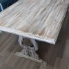 Repurposed wood, rustic dining table - Image 9