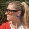 Electric Star Studs – Cobalt Blue - Image 3