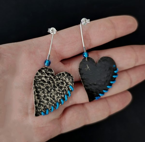 Heart earrings - Image 3