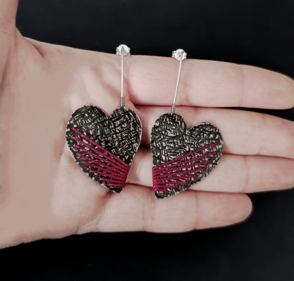 Heart earrings - Image 2