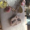 Whimsical Bird Charm Necklace – Handmade Ceramic Pastel Pendant on Gold Chain - Image 4